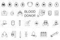 Icons blood donor